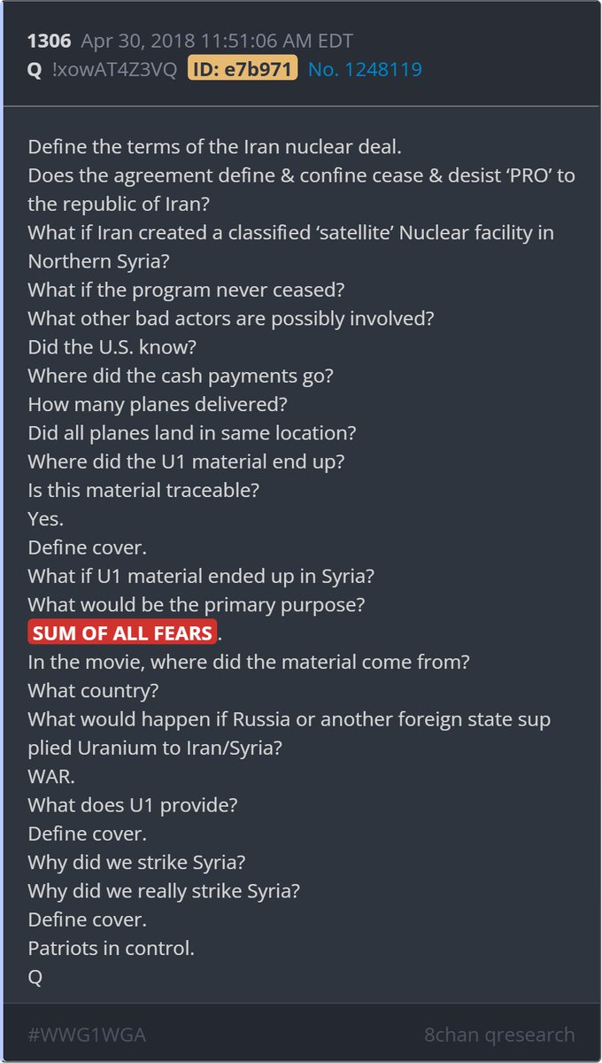 Kimberlyrja8's tweet photo. EBS...?

Sporting Event...?

Sum of All Fears?

June 14th: https://t.co/9KQmfm4HOn
Flag Day.
Trump's Birthday.
Another NO KINGS protest, nationwide...

Current Events:
Iran/Uranium
North Korea
Cuba https://t.co/GgbmKiRDGL