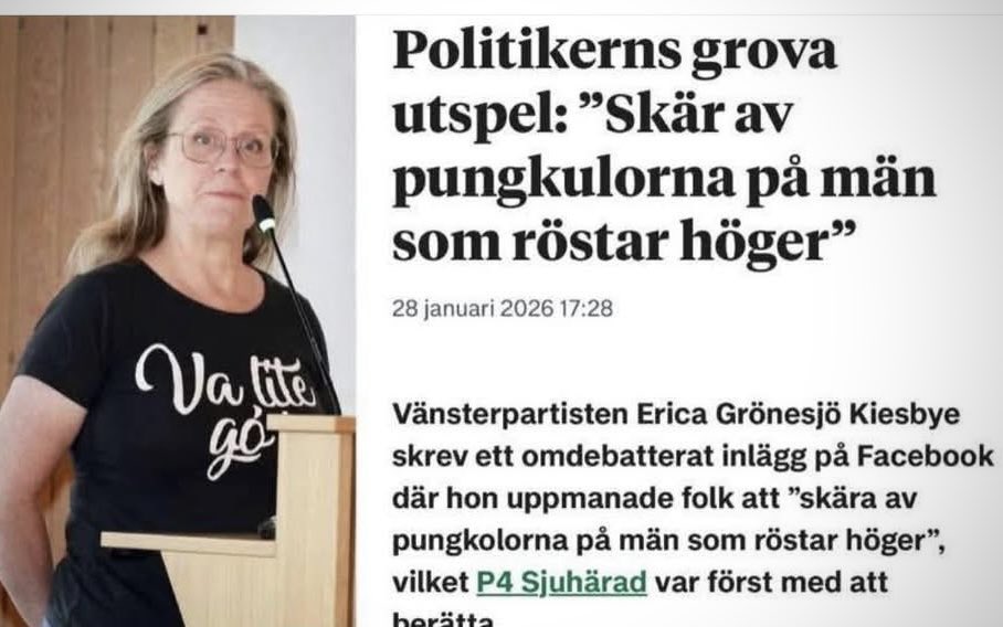 tageserlander's tweet photo. Vad fn är det för FEL på det partiet?
Och de ska alltså sitta i regering 🤯
@vansterpartiet https://t.co/EeD8GReq9n