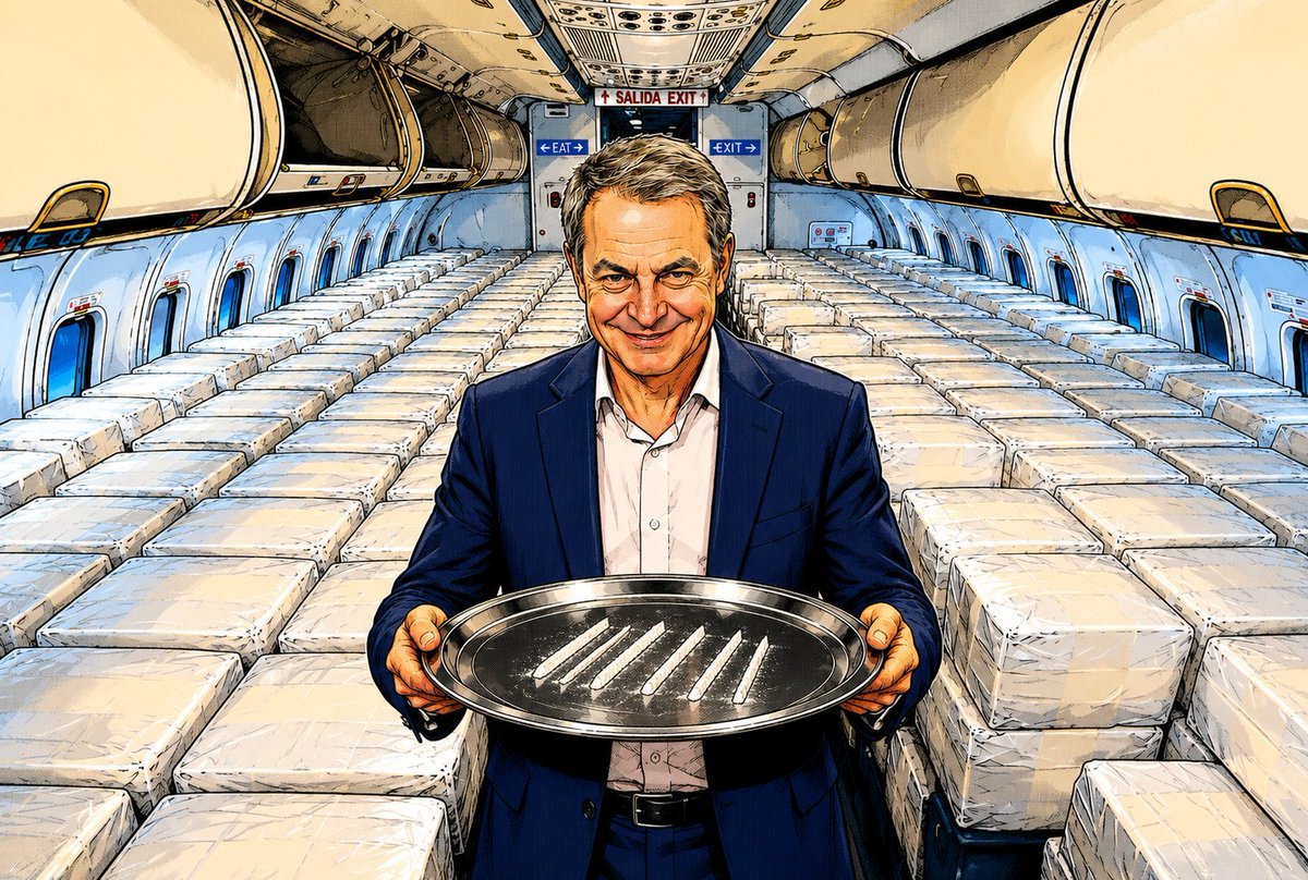 zombisaurio7's tweet photo. Hay rumores de que en los próximos días saldrá un escándalo de Zapatero tan brutal que le llevará derecho a la cárcel sin posibilidad de fianza.

¿Qué creéis que será? Yo apuesto que algo de drogas. https://t.co/hQafgRdlKl