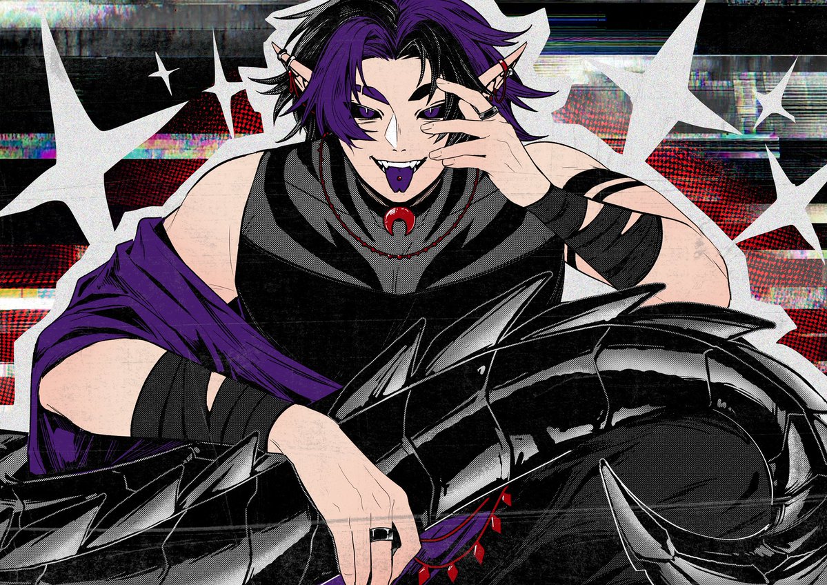 _NightfallEXE_'s tweet photo. @Latiluigi 💜🖤 https://t.co/yMlf0e7OZA