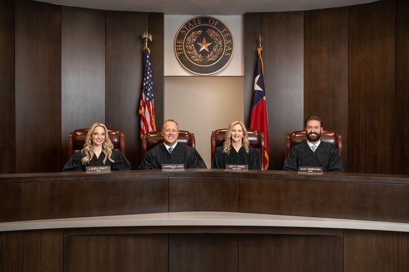 NotWhoYouDream's tweet photo. If the NCAA files an emergency appeal in the Sorsby case, it would likely be heard by the Seventh Court of Appeals in Amarillo. Notably, all four current justices are graduates of Texas Tech School of Law.

NCAA is officially cooked. https://t.co/JzOLdC7NBQ