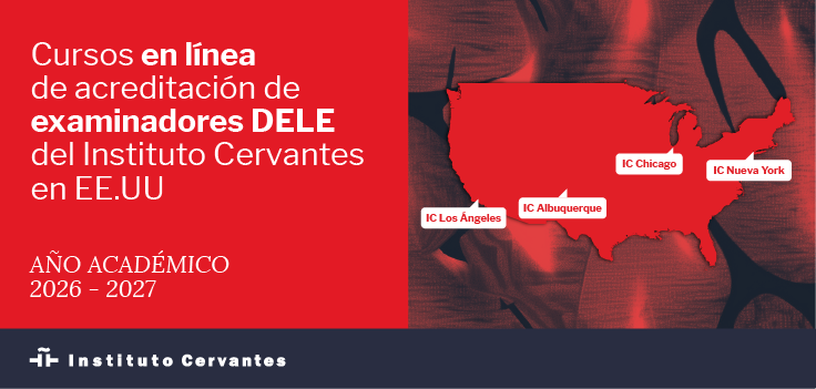 Chicago_IC's tweet photo. Impulsa tu carrera docente con la acreditación oficial de examinador DELE
Los centros del Instituto Cervantes en Estados Unidos ofrecen conjuntamente un programa de cursos en línea para la acreditación de examinadores DELE. https://t.co/1jslUUTV04 https://t.co/5UJP38TSxh