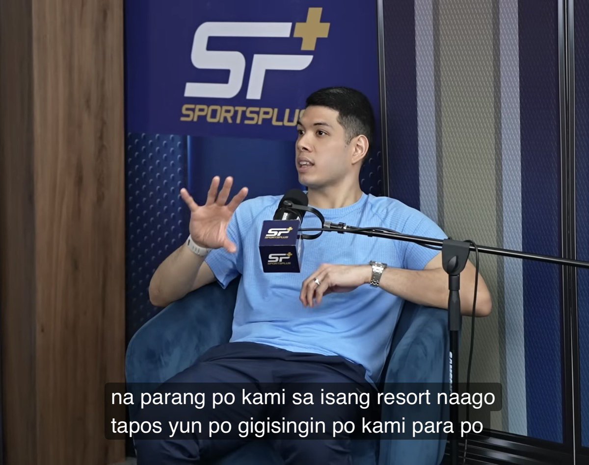 jesusfalcis's tweet photo. I watched the entire interview of Mike Nieto on YT and he says during his time, Coach Tab was famous for a bootcamp in Baler, Aurora in a resort na “tago.”

They swam, even those who didn’t know how.

I’m all for greatness but the bootcamp sounds like hazing. ☠️

#Whiplash https://t.co/nMPfhzyly2