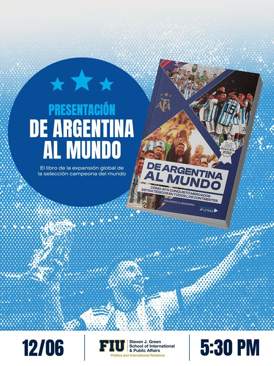 cca_miami's tweet photo. Presentación del libro "De Argentina al mundo"🇦🇷
Ingresa acá:
https://t.co/6iqpr8iUuG
@afa https://t.co/YrUUuX4pT0