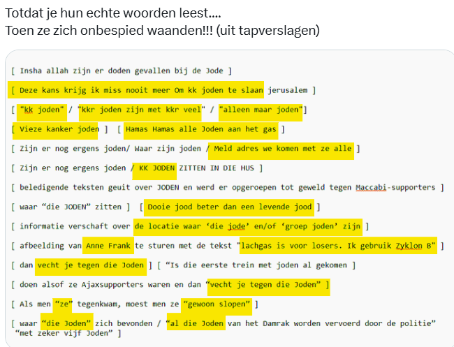 weg_met's tweet photo. @geenstijl Dus dit was geen Jodenjacht?
Maar wat was het dan wel, Femke Halsema:

- een poging tot Holocaust2?
- een haakneuzenjacht?
- Israeliers-verdelging?

Maar waarom ging het dan alleen over "kk joden"? 🤔 https://t.co/yCIDTsiinR