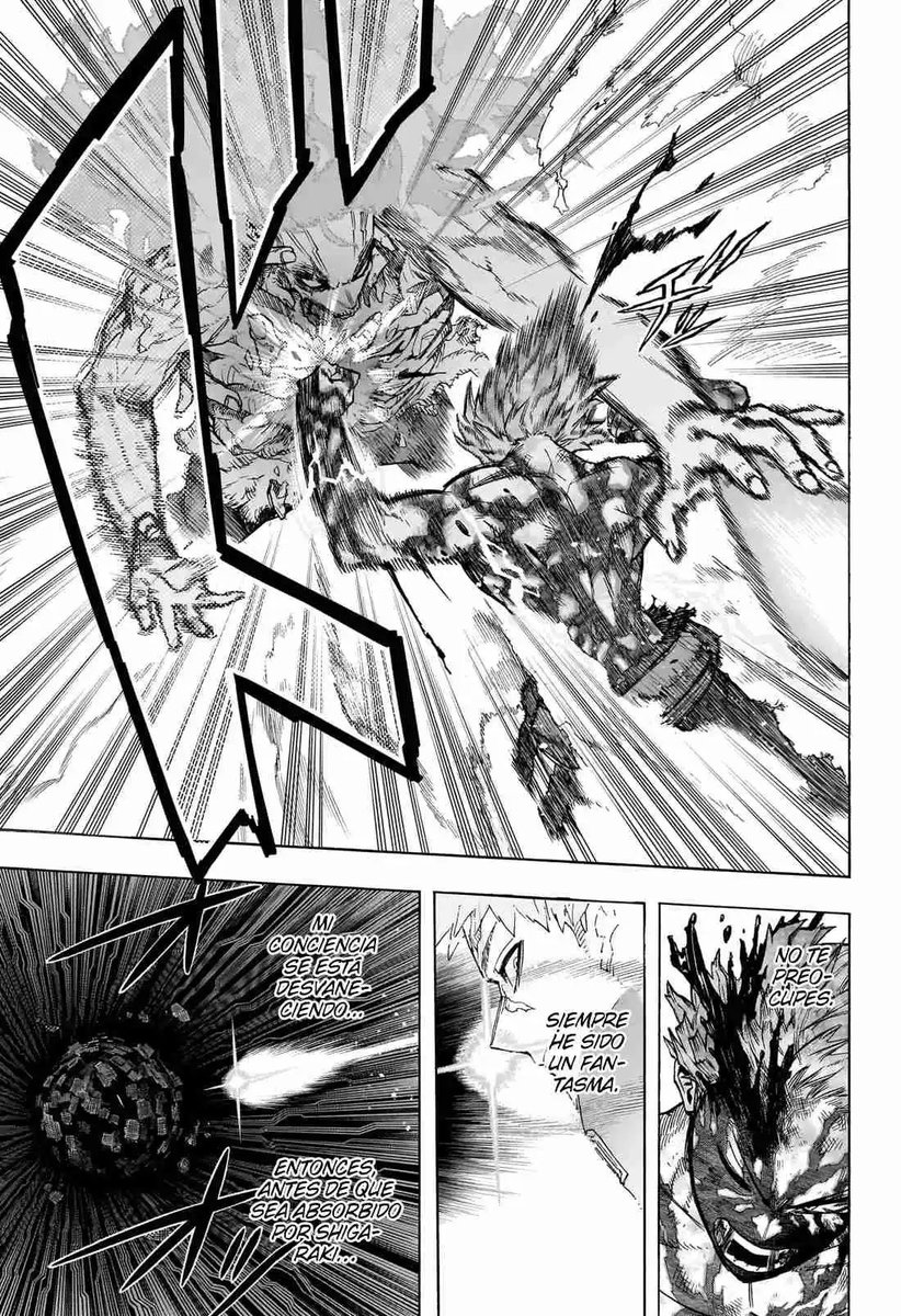Roman032128's tweet photo. Es mejor usar lo que ya sabes que servirá, ademas Deku es alguien demasiado resistente asi que lo mejor era usar deterioro que ignora durabilidad
A la vez cuando esté empezó a usar mas variedad de dones que le complicaron las cosas a Deku fue cuando deku empezo a atacarlo al alma https://t.co/LHz3XCWw1O
