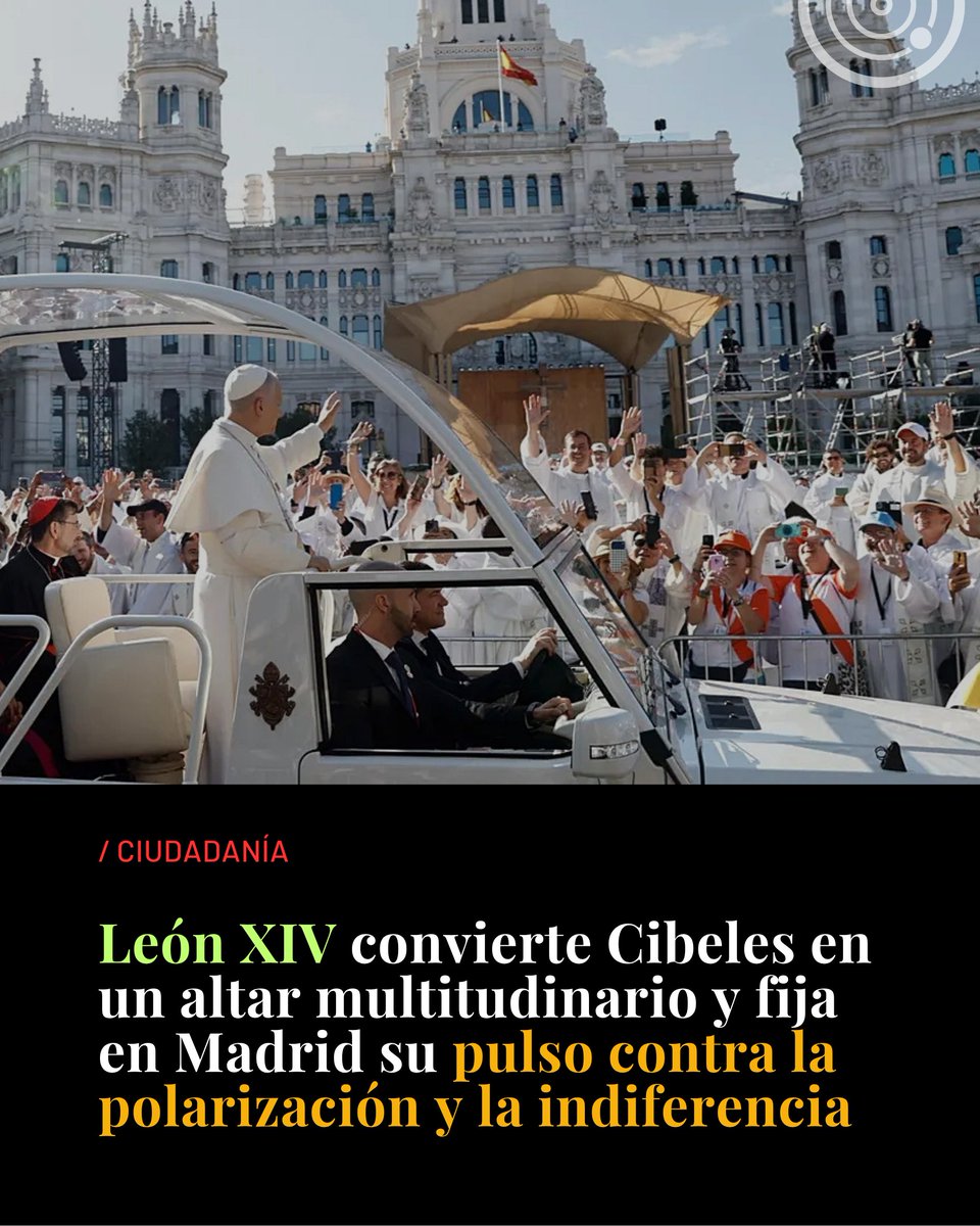 CoyunturaNic's tweet photo. ⛪️ #GLOBALES | Su mensaje no se quedó en una exhortación espiritual abstracta. Este domingo, en Cibeles, León XIV volvió a enlazar la práctica religiosa con una exigencia concreta de compromiso con la realidad, con la justicia social y con el bien común: https://t.co/929xXQaeCE https://t.co/4zg5utO7Y9