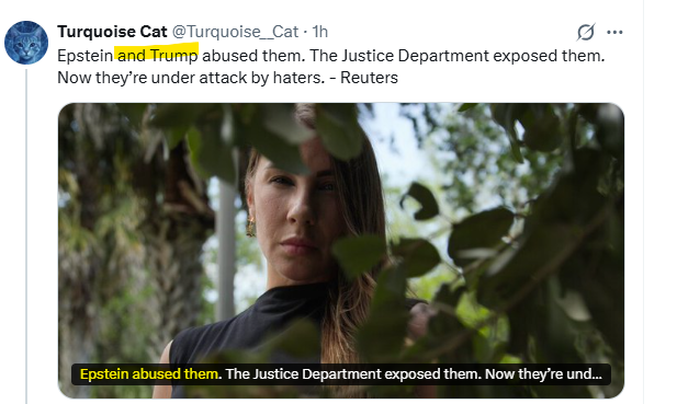 PCServices2's tweet photo. @Turquoise__Cat How on earth can you say you have no bias.  Here is a screen shot of your post.    The article states "Epstein abused them"   You added Epstein and Trump.   You are liar to make your biased point. https://t.co/iSfx7Oeehv