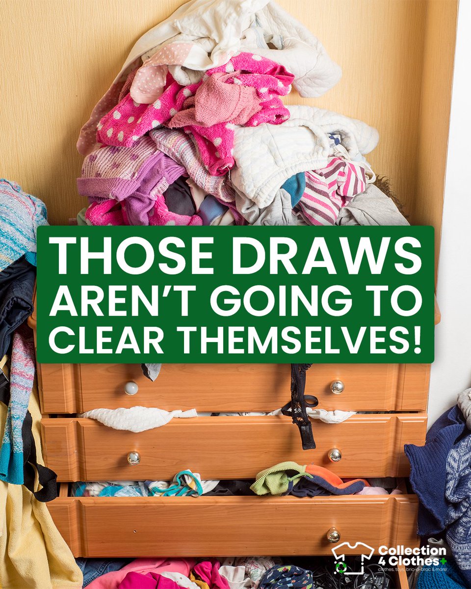 Collection4C's tweet photo. Here's a simple rule: If you haven’t used it, worn it, or thought about it in the last year… do you really need it taking up space?

Bag it up, donate it, and let your clutter help support a good cause instead 💚 https://t.co/aOuNzOLcxJ