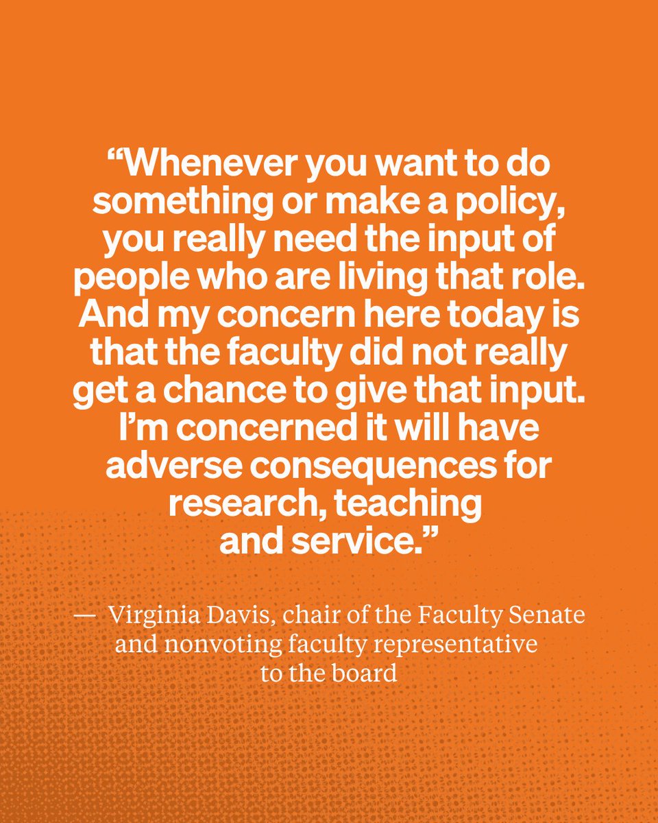 insidehighered's tweet photo. ICYMI | Effective Friday, the existing Faculty Senate at @AuburnU is dissolved. Faculty say they have serious concerns about the policies and a host of unanswered questions about what the changes will mean in practice.

Read more ➡️ https://t.co/wZHg6l0xC4 https://t.co/ri7X4soI4J