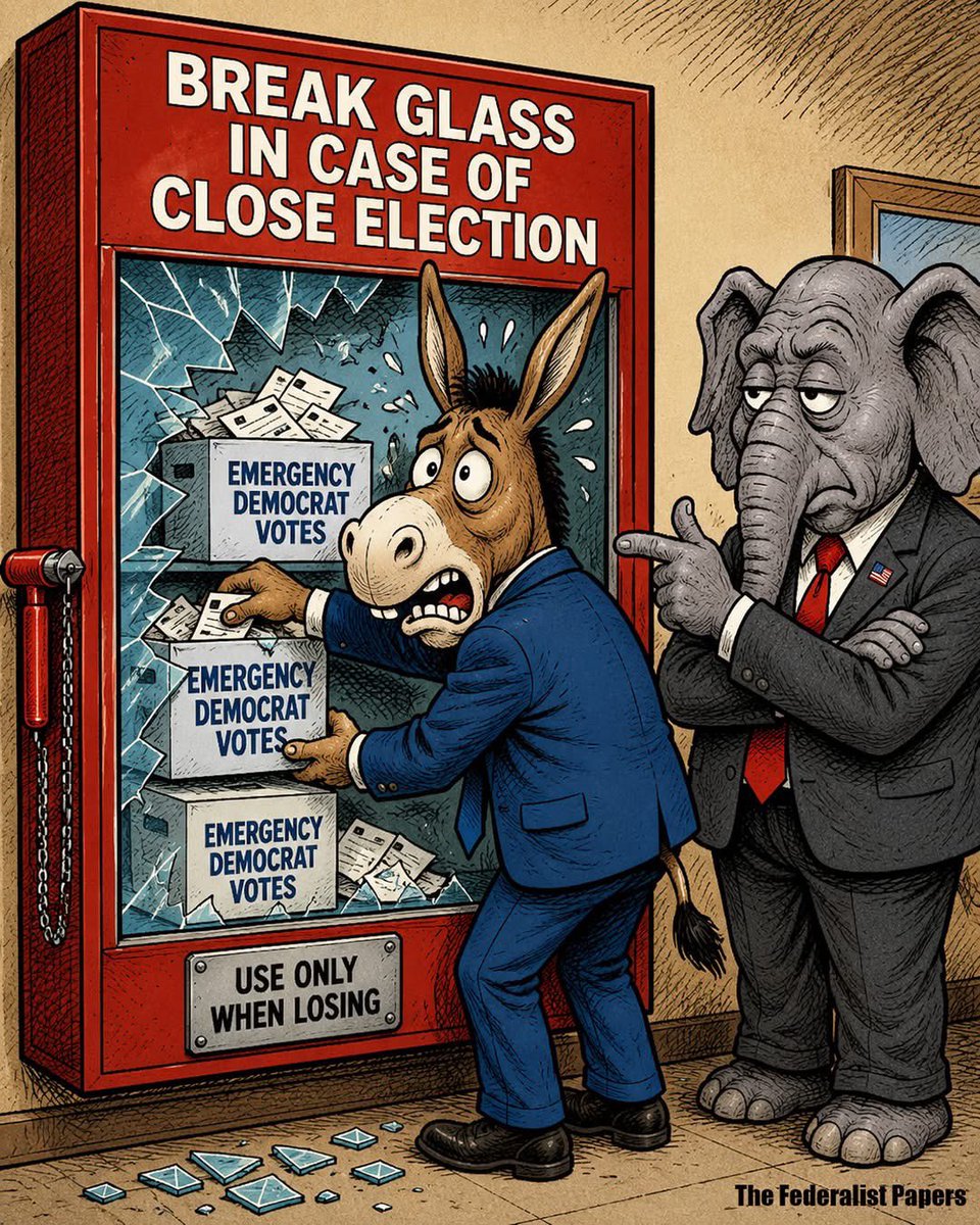 nettermike's tweet photo. This sadly sums up what a lot of Americans believe they are watching in California.

Election Day comes and goes, then the counting drags on, and on, and on. 

Days later, the public is still waiting for answers while new ballot dumps keep changing the shape of the race.

That should not be normal.

In a country with modern technology, massive budgets, and election offices that have had years to prepare, there is no excuse for vote counting to take this long. 

It destroys confidence. It invites suspicion. It makes the whole process look like something less than transparent.

And now we are seeing reports and concerns that a candidate who was not leading early is suddenly gaining ground in the remaining ballot dumps. 

Maybe California officials have an explanation. Maybe they can account for every ballot, every chain of custody issue, every deadline, every signature verification, and every late update.

Fine, then prove it.

Because from the outside, this looks exactly like the kind of thing voters have been told they are not allowed to question. 

We are supposed to sit quietly, trust the process, and accept whatever result shows up after days or weeks of mystery counting.

No thanks.

The problem is not simply who wins or loses. 

The problem is whether the public can trust the process. 

When a state takes this long to count votes, especially in races that could shape national politics, Americans deserve more than lectures. 

They deserve transparency.

California Democrats do not even seem embarrassed by this anymore. 

They act as if extended counting, endless delays, and suspicious late movement are just part of the system.

That is exactly the problem.

The Department of Justice needs to step in, and fast. 

Not after the damage is done. Not months from now. Right now.

Every legal vote should count. Every illegal vote should be rejected. And every American should be able to look at an election result and believe it was earned, not manufactured.