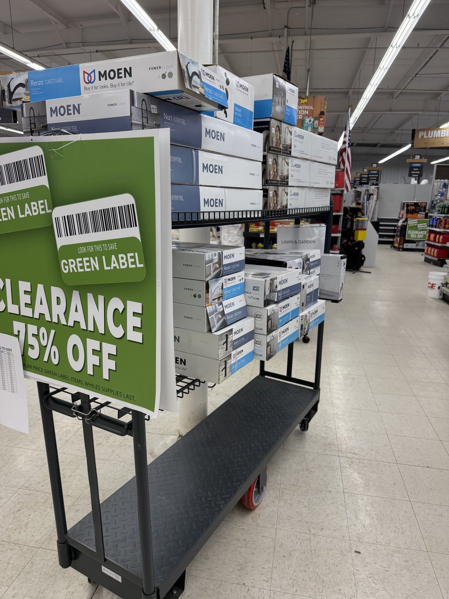 OlsonsAceHardwa's tweet photo. Upgrade your bathroom with 75% off faucets! 🚰✨ Limited time savings—discover quality and style today. #HomeImprovement #AceHardware https://t.co/I67VrnqIxE