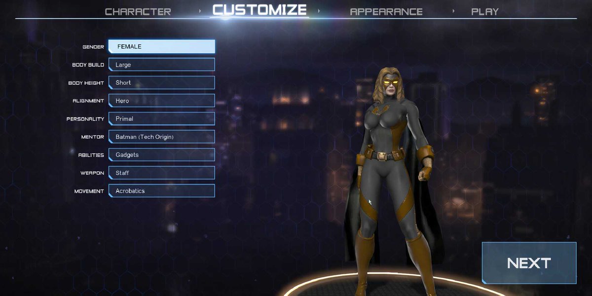 SunDropVT's tweet photo. Replaying DC Universe Online in the glorious '26 is hard. Because you go to create your character and the UI goes from looking like peak to just... Bleh https://t.co/x7yuad2ksg