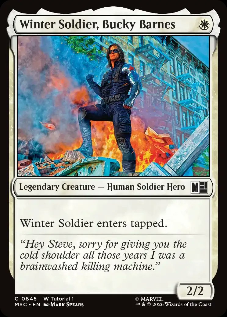 JimDavisMTG's tweet photo. Can't wait to see what they do with my favorite Marvel character in #MTGxMarvel... oh wait... https://t.co/UlTECJzLEJ