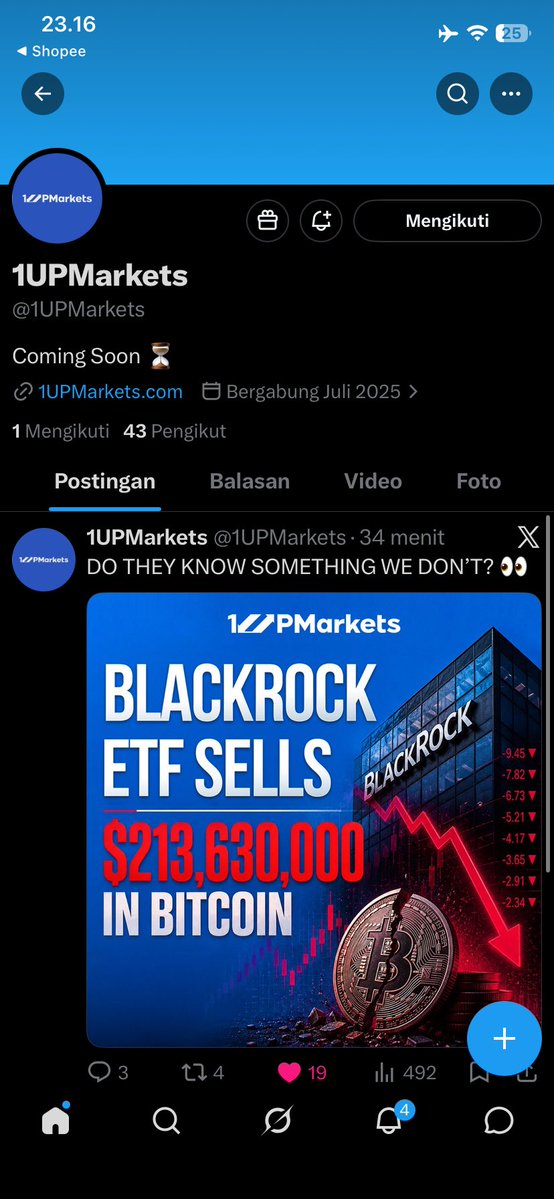 bithewon's tweet photo. @TJGOESGLOBAL @1UPMarkets https://t.co/k0S60uam2u
