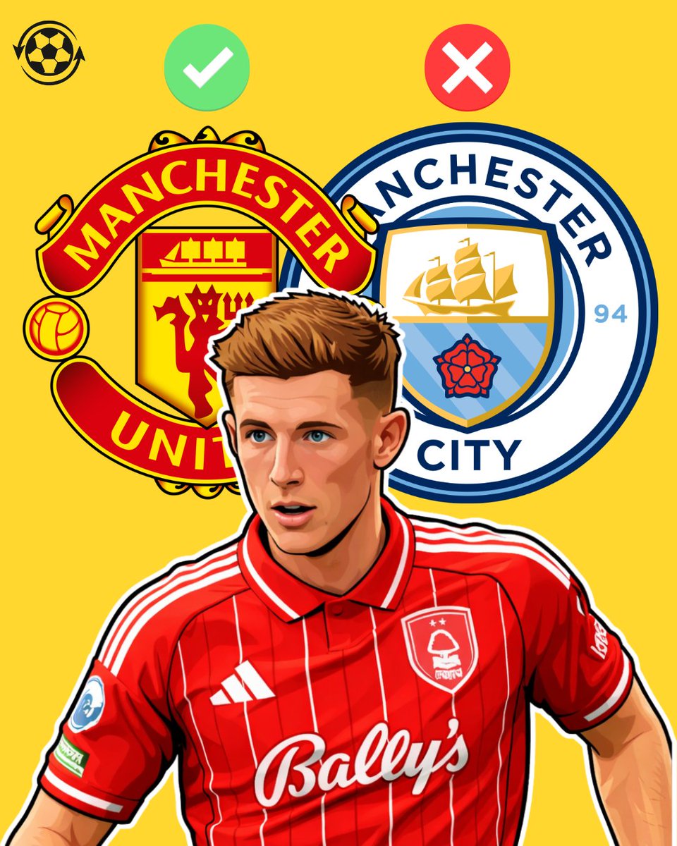 DeadlineDayLive's tweet photo. 🚨 Manchester United's recruiting team think they can beat Manchester City to the signing of £100M-rated Elliot Anderson.

Nottingham Forest have rejected City’s £80M bid for the midfielder and United's executive team think they can persuade him to move to Old Trafford.

(Source: @JamieJackson___)