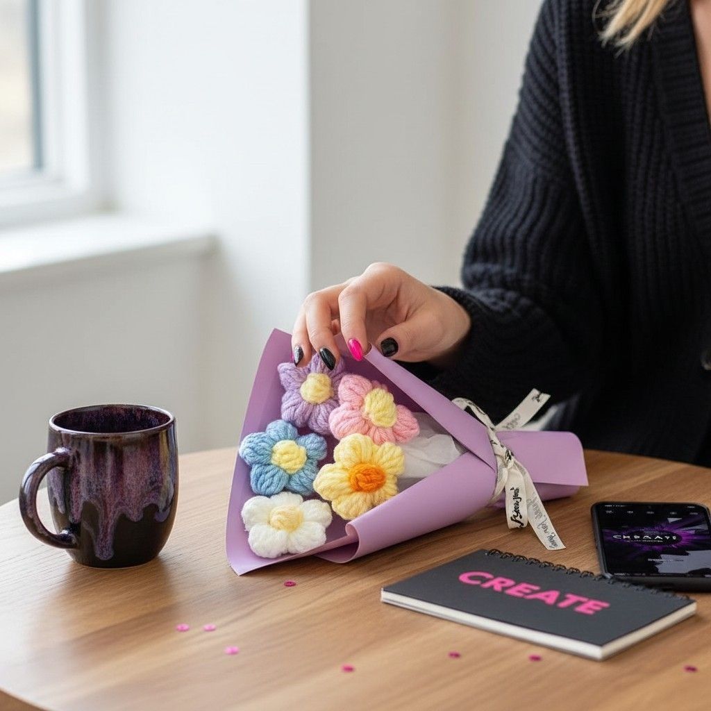 CM_Hearts's tweet photo. Add a touch of elegance to your home décor with this beautiful knitted #flower. https://t.co/cSaTLbEBoK #bizbubble #UKGiftHour #SmallBusiness #firsttmaster #giftideas #giftsforher #UKHashtags #Spdc #tweetuk #SocialLondon #ATSocialMedia #UKgiftAM #mothersday https://t.co/moCYPPUveT