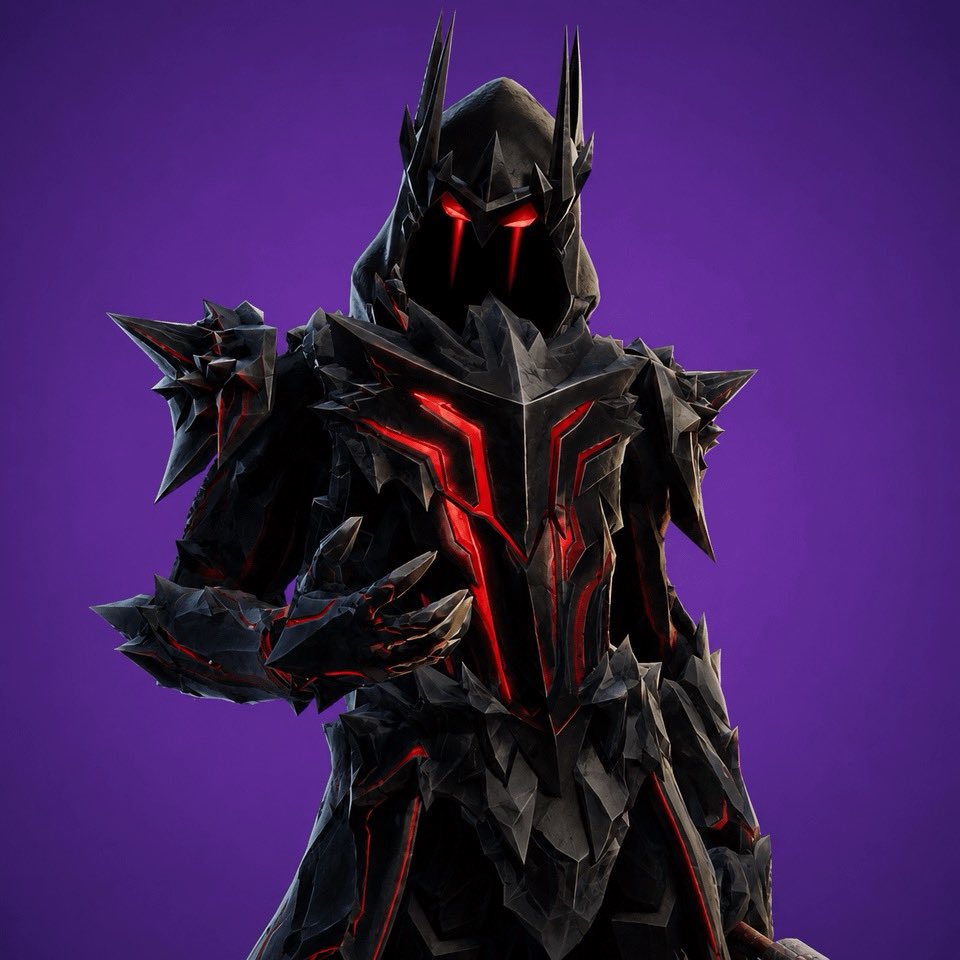 ABendycraf62805's tweet photo. What if the Ice King embraced his darkest form?

🖤 Black armor.
❤️ Red glowing ice.
👑 Glowing red eyes.

One final style to complete the legend🗿

If you want to see a Black &amp; Red Ice King in Fortnite, repost and spread the word.

#BlackRedIceKing #Fortnite https://t.co/R6j92hJluy