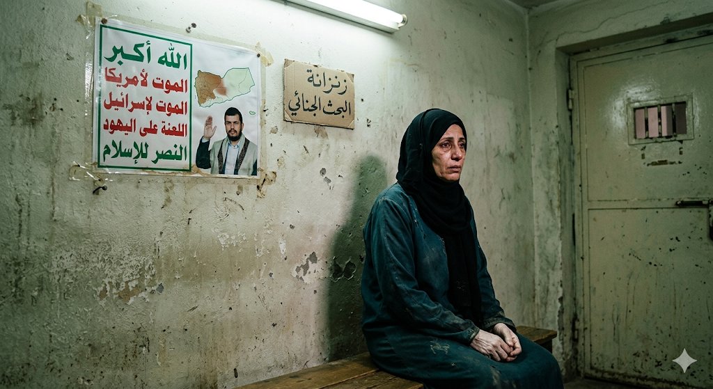 RiyadhAldubai's tweet photo. At approximately 3:00 a.m. on July 19, 2019, Houthi-affiliated forces surrounded the home of Hanan Shouei Al-Muntaser, 52, in Sana’a. The forces subsequently raided the house, arrested her, searched the premises, confiscated a number of her personal belongings, and took her to an undisclosed location.

Al-Muntaser was subjected to enforced disappearance for more than a year and a half in secret detention facilities, during which her whereabouts and fate remained unknown. She was later transferred to the Criminal Investigation Prison, where, according to human rights testimonies and documentation, she was subjected to multiple forms of psychological and physical torture before being transferred to the Central Prison.

Al-Muntaser is the mother of five children, the eldest of whom was 17 years old at the time of her arrest. Having been displaced by the conflict, she fled from the city of Zabid in Al Hudaydah Governorate to Sana’a, where she struggled to provide for her family as the sole breadwinner for her five children and her mother. Among her children is a child who suffers from brain atrophy.

To support her family, Al-Muntaser worked in the distribution of food aid for a charitable organization. She also worked as a guard at a wedding hall in Sana’a to secure a livelihood for her family.

After nearly four years of detention, the Houthi-controlled Specialized Criminal Court sentenced her on February 22, 2023, to twelve years’ imprisonment on charges of  
espionage.

AI generated photo
@UN_Spokesperson @OHCHR_MENA @volker_turk @UNSRVAW @UN_HRC @hrw @NikuJafarnia 
#Yemen
