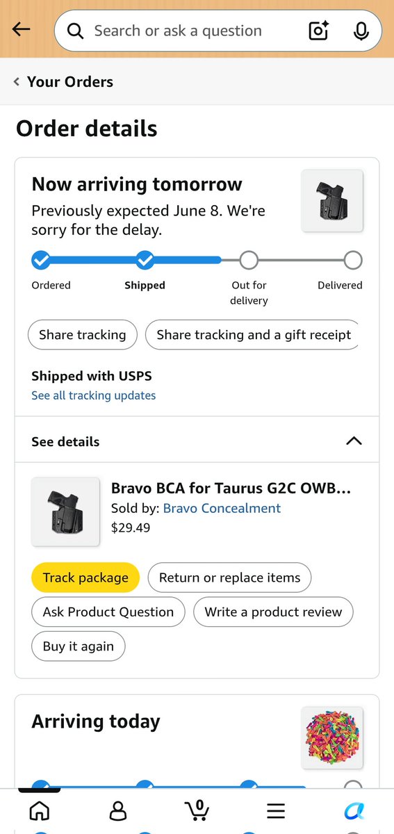 Greg5269's tweet photo. Imagine my surprise @amazon... I pay for the quick shipping, with all the "delayed" packages over the last year I should get a damn discount on my Prime membership! https://t.co/Cpy5SbsQRn