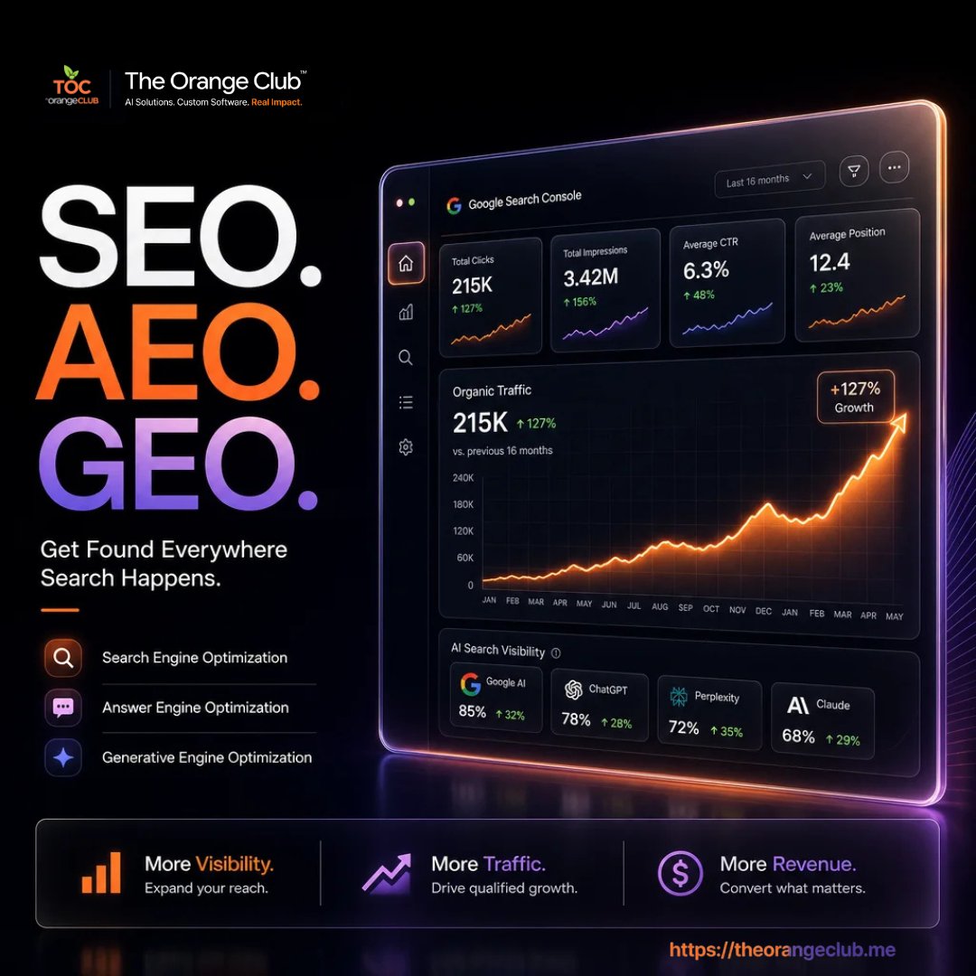 theorangeclubx's tweet photo. SEO isn’t dead.

AI search is growing, but ignoring today’s reality to chase tomorrow’s trend is a mistake.

Algorithms change. Visibility doesn’t.

Get the basics right:
SEO → discoverability
AI → amplification
If people can’t find you today, AI won’t save you tomorrow.
#SEO https://t.co/VzF0aErE98