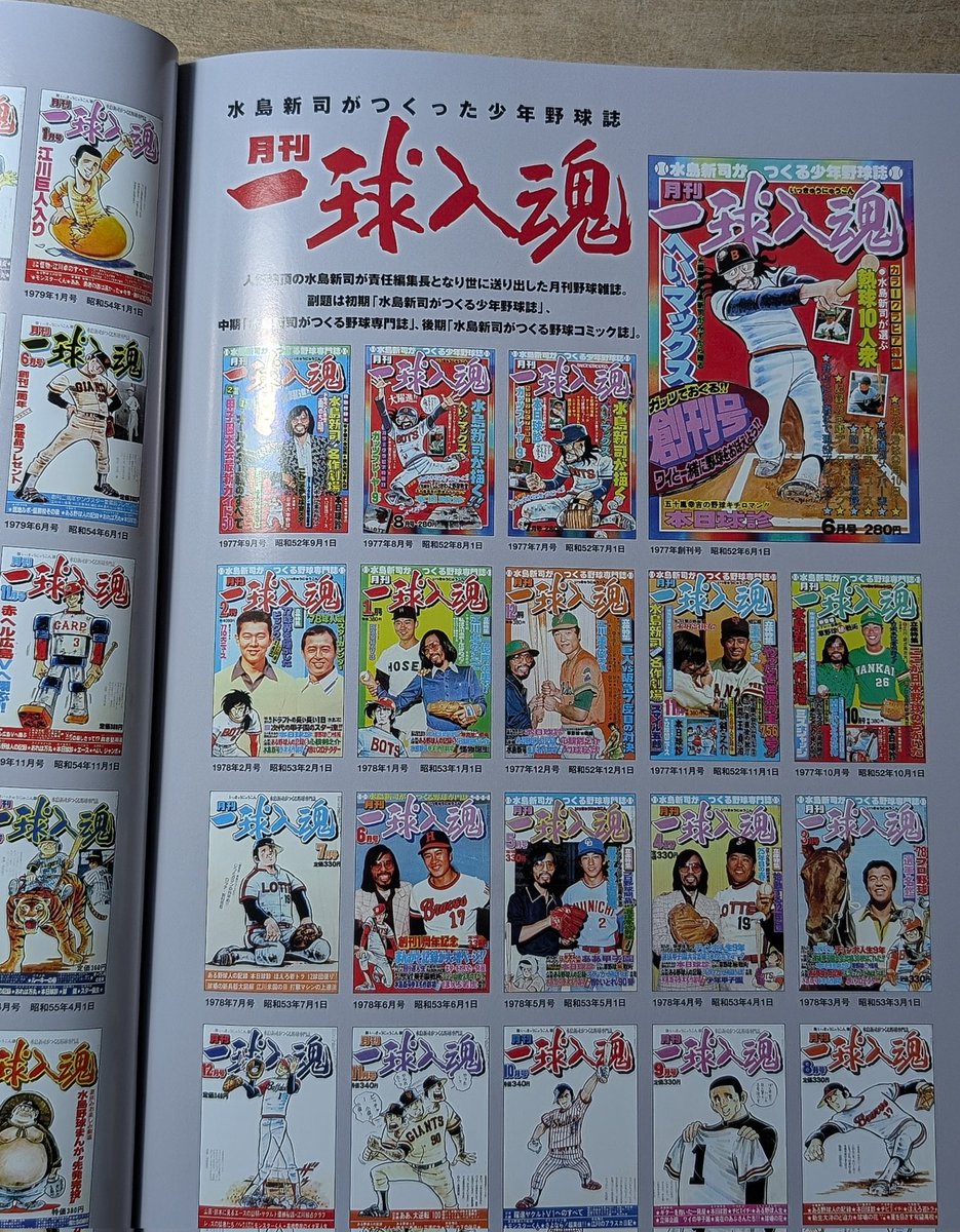 今更過ぎるが 野球狂の詩 完結間際の丸49年前 水島新司先生が漫画家と