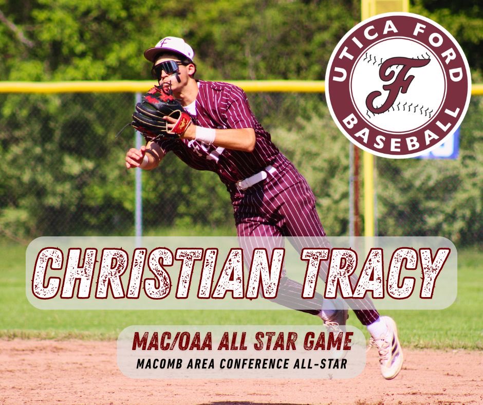 Ford2Baseball's tweet photo. Senior Christian Tracy with a season for the ages!!

✅ Broke school record for hits in a season (55)
✅Broke school record for doubles in a season (17)
✅Broke school record for longest consecutive hitting streak (25)
✅Broke school record for longest consecutive on-base streak (30)
✅ Named All-Conference, All-District, All-Region
✅ Named to MAC/OAA All-Star Game

Congrats, Christian!!! Well Deserved!!

@ChristianT51334