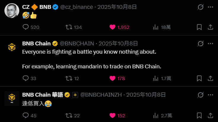 buythedip_CTO's tweet photo. Name a meme coin they all love:
逢低买入
@cz_binance @BNBCHAIN @BNBCHAINZH 

The ultimate philosophy built to survive every cycle.🔥 https://t.co/5LsV9xRiJt