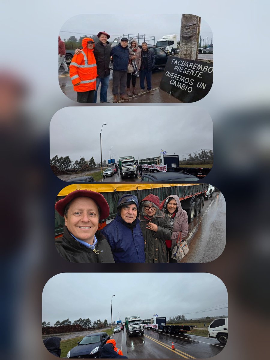 FedericoSilvaPR's tweet photo. 🚛🇺🇾 Hoy acompañamos la movilización de los transportistas junto a dirigente Nildo Fernández, la Edil Cristina Secco y la dirigente Alicia Sarries, todos en representación de la banca de diputados y ediles del Partido Colorado, sector Vamos Uruguay.

Estuvimos presente escuchando de primera mano la preocupación de quienes todos los días mueven la producción, el trabajo y el desarrollo de nuestro país. 🤝

La suba de los combustibles ⛽ y las nuevas exigencias administrativas que se pretenden implementar generan una creciente incertidumbre en un sector fundamental para la economía nacional. 
Pero este problema no afecta únicamente al transporte.

Cuando aumentan los costos de mover transporte 🚚, también aumentan los costos de los alimentos 🥖, de los insumos 🌾, de la producción 🏭 y, en definitiva, del costo de vida de todos los uruguayos. Quienes más lo sufren son las familias trabajadoras 👨‍👩‍👧‍👦 y los sectores más vulnerables de nuestra sociedad.

Creemos que hay que escuchar y estar presentes, acompañando y recogiendo inquietudes, convencidos de que las decisiones deben tomarse con diálogo, sensibilidad y conocimiento de la realidad del interior del país. 🌄

Valoramos especialmente la participación de quienes se movilizaron pacíficamente para hacer oír su voz. En esta oportunidad entendemos que estar cerca de la gente no es una consigna: es una responsabilidad. 🇺🇾

Seguiremos defendiendo el trabajo 💪, la producción nacional 🚜, el comercio 🏪 y a quienes todos los días hacen andar el Uruguay.

🇺🇾🚛 Porque cuando se encarece el transporte, termina pagando toda la sociedad.

#VamosUruguay #PartidoColorado #Transporte #ProducciónNacional #InteriorDelPaís Tacuarembó Trabajo Combustibles Uruguay
