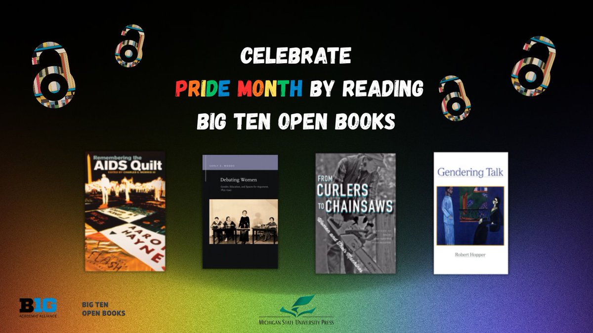 msupress's tweet photo. Celebrate Pride Month with MSU Press

This Pride Month, dive into our inaugural Big Ten Open Books collection, completely dedicated to Gender and Sexuality Studies.

Explore the collection hosted on the Fulcrum platform: https://t.co/atFB0DMQE8 https://t.co/w6bm2C2jEa