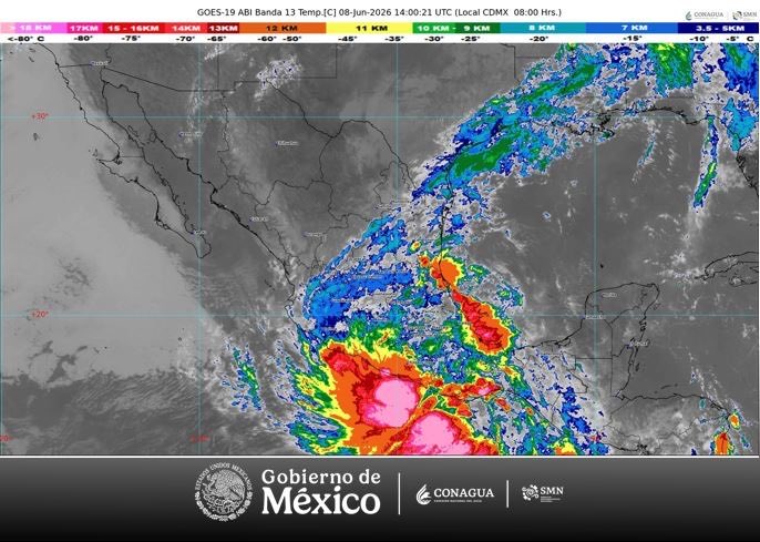 conagua_mx's tweet photo. #AvisoMetorológico

El @GobiernoMX informa que la #TormentaTropical Boris provocará fuertes lluvias en zonas de Guerrero y Oaxaca

Más información: https://t.co/zFpGC3EPto https://t.co/sTaJRxAeAV