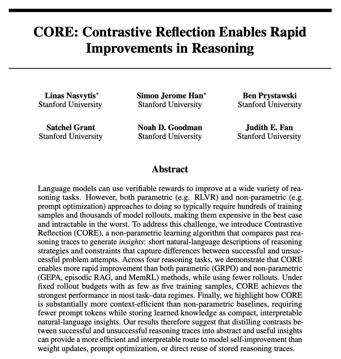 LinasNasvytis's tweet photo. 10/ This work was co-first-authored with @sjeromehan, together with Ben Prystawski, @satchelgrant, @noahdgoodman, and @judyefan.

arXiv: https://t.co/fBLfZzdIg5
Code: https://t.co/i9zikLnaxP
Website: https://t.co/q8PwZHq6av https://t.co/u9dH3iDEWT