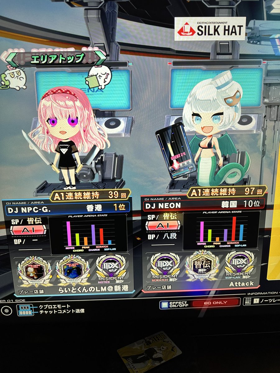 Gary17BA's tweet photo. NEON LOVE…🫶🏻
beatmania no.1 good song Rise’n Beauty† FC MAX-115 神譜面すぎる
Red. by Jack Trance 3500&amp;BP0FC
Mighty Beat Monsterz MAX-67 https://t.co/StiJg0SDv5