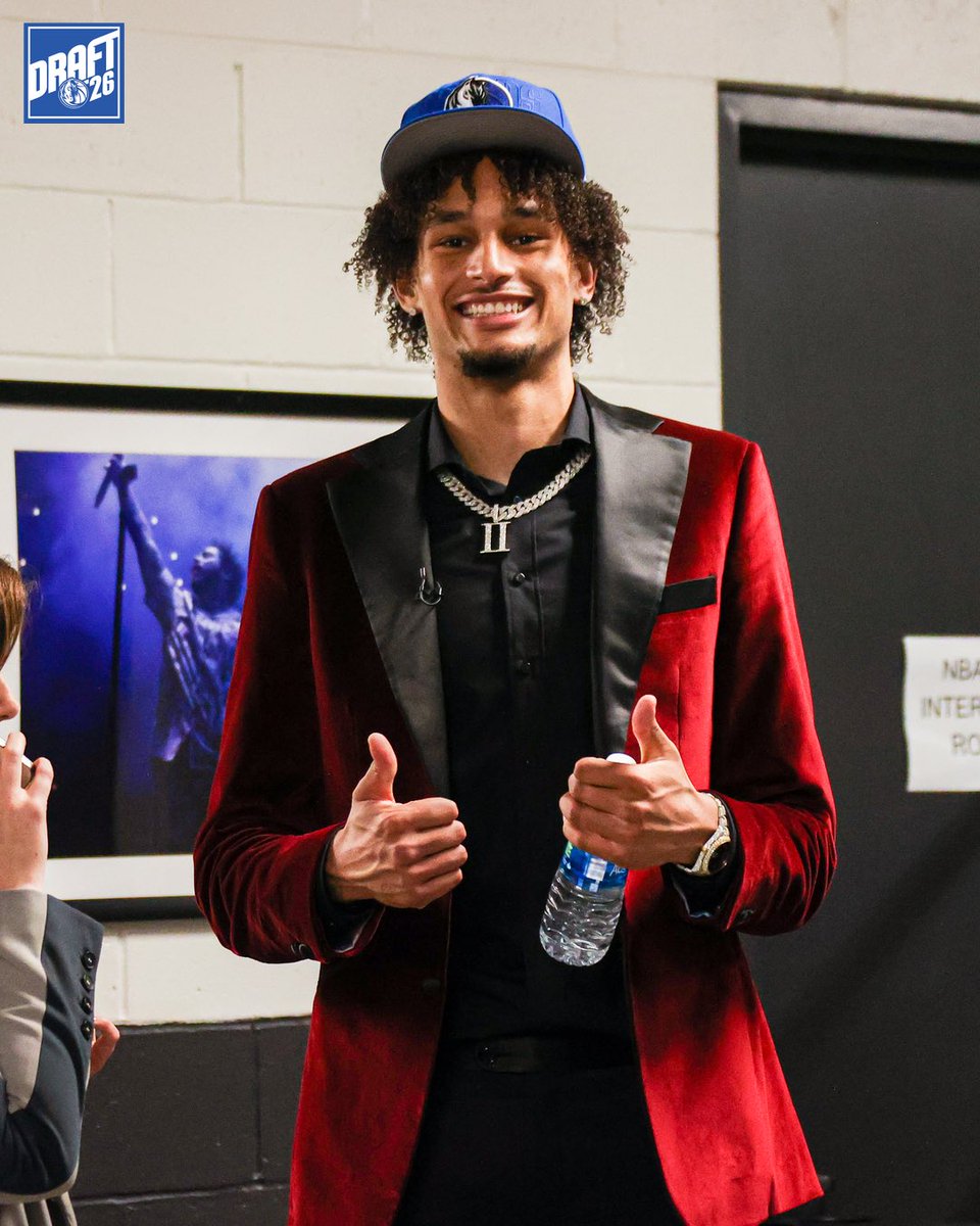 dallasmavs's tweet photo. A LIVELY night was had 🥹 

#MFFL // #NBADraft https://t.co/h3h67cBjgc