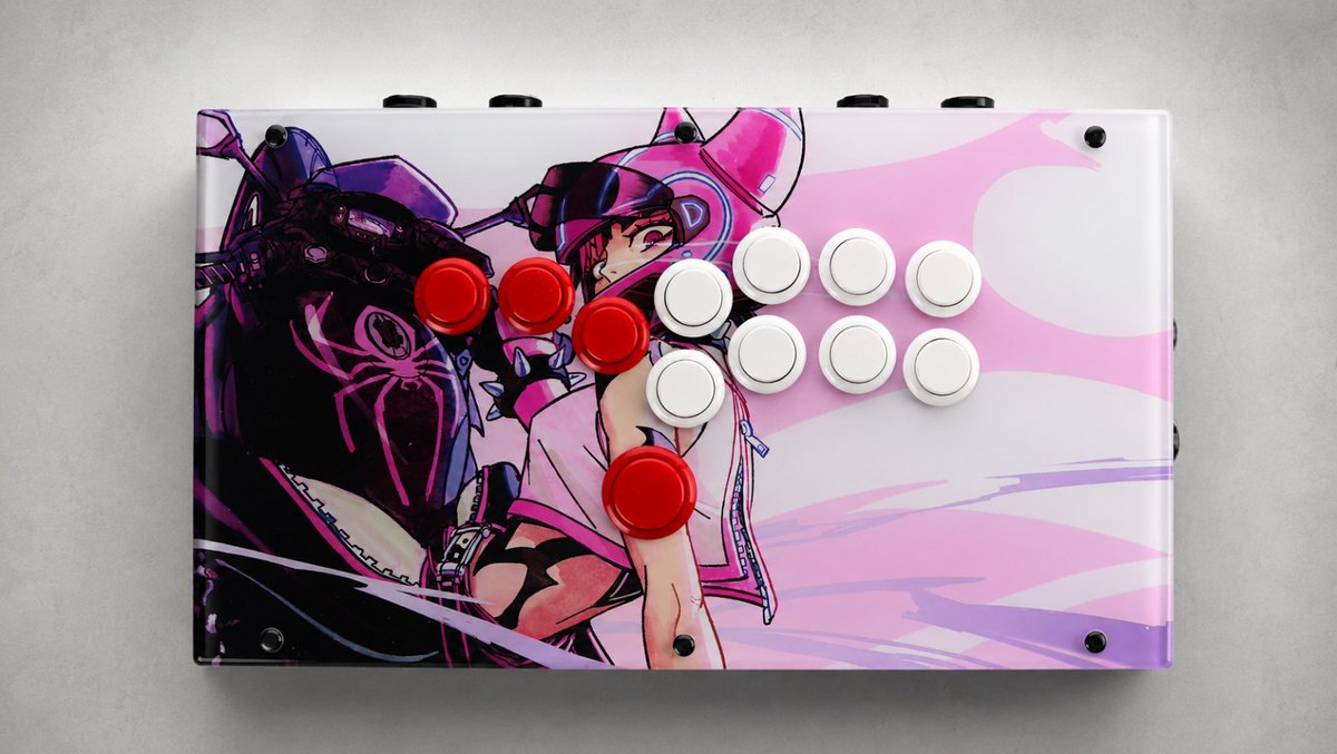 FightBoxArcade_'s tweet photo. ๐ Juri-inspired Fightbox #F1 ๐
Powered by Brook Gen5 (@brookgamingfans ) โก
Customize your own artwork for only US$10:
โ
Select "Artwork" panel
โ
Upload your artwork
โ
Done!
๐ Free shipping
๐ Free tariff to USA / CA / EU / JP
#StreetFighter6 #Juri #Leverless #FightBox #FGC