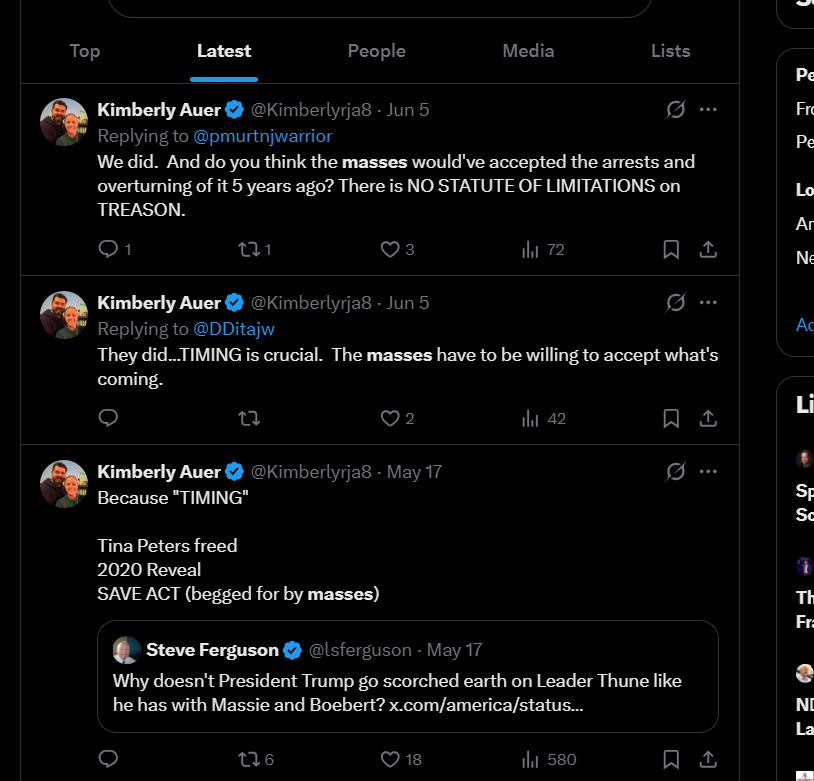 Kimberlyrja8's tweet photo. And this is what we've been waiting for...

Sheriff Bianco found fraud on the Nov 4th 2025 Prop 50 Special Election...but that wasn't enough...we had to wait until the June Primary...

NOW IS THE TIME.

2020/2016 on deck too.

The masses will be PISSED we suffered through Biden.  Even the ones that voted for him.