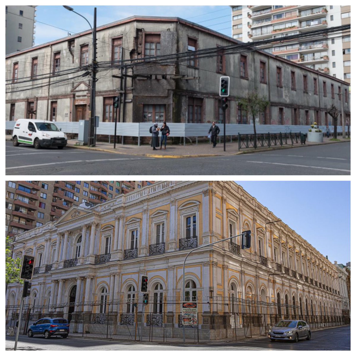 Daniel_Sandoval's tweet photo. El Palacio Pereira demuestra que cuando existe voluntad pública, los inmuebles patrimoniales pueden volver a servir a la comunidad. Desde @Defendamos_Tko proponemos avanzar en una solución similar para el Hotel Continental. #Temuco #PatrimonioCultural https://t.co/kxvPRsXStt