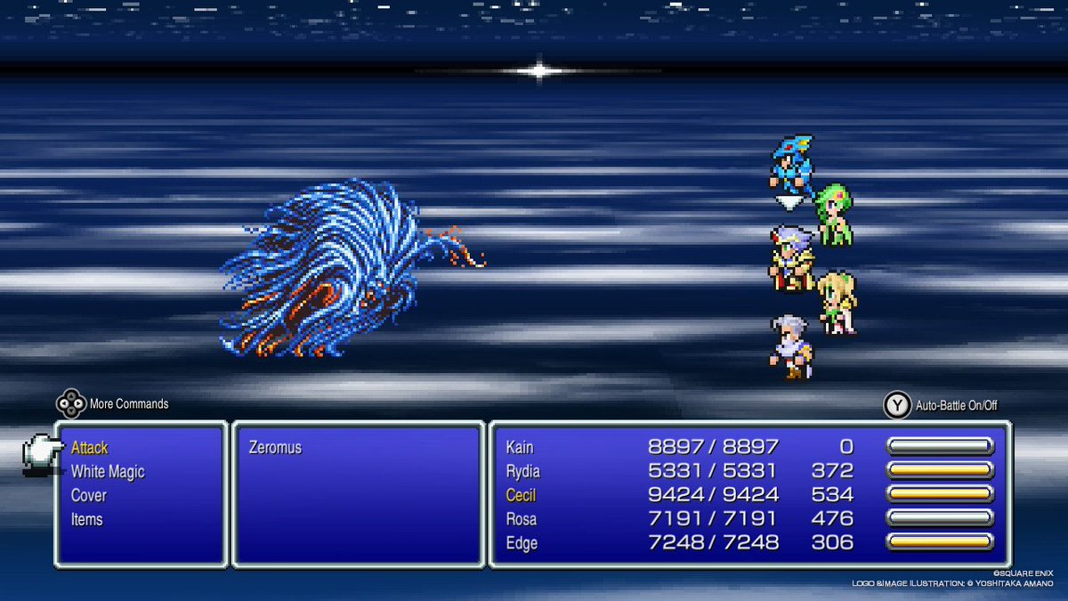 JMacLean's tweet photo. Boss time. #FinalFantasyIV #NintendoSwitch https://t.co/4cLofaqGqg