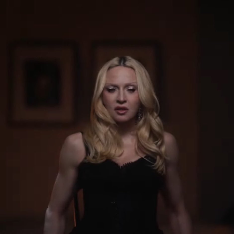 FearcyzD's tweet photo. The concept of Madonna being the last popstar from the MTV era. She’s teaching the new generation a true masterclass on Music Videos https://t.co/tRJLJQZUcj