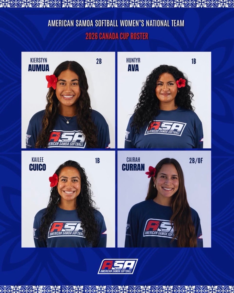 SCFManateesSB's tweet photo. Congratulations to our Sophomore Kierstyn Aumua on her selection to American Samoa Softball Women’s National Team! She will be part of the Canada Cup roster happening July 6-12th. #RollTees https://t.co/8kOGsdbn2L