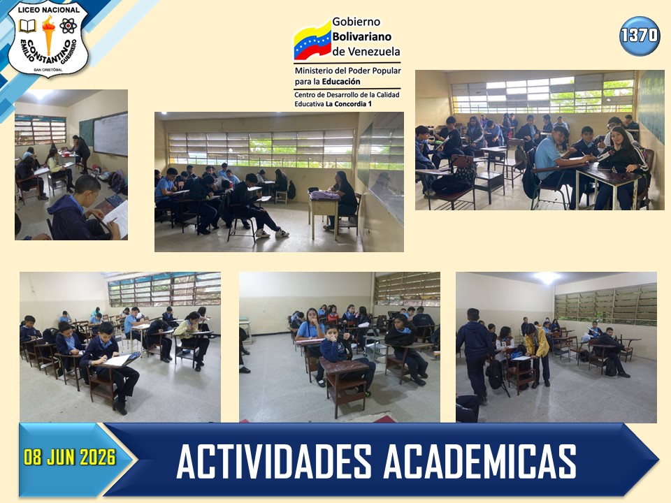 CraEmilioCG's tweet photo. 08 JUNIO 2026 - ACTIVIDADES DEL DIA. @Berzabethg1 @CDCETachira https://t.co/am2O8ktXdg