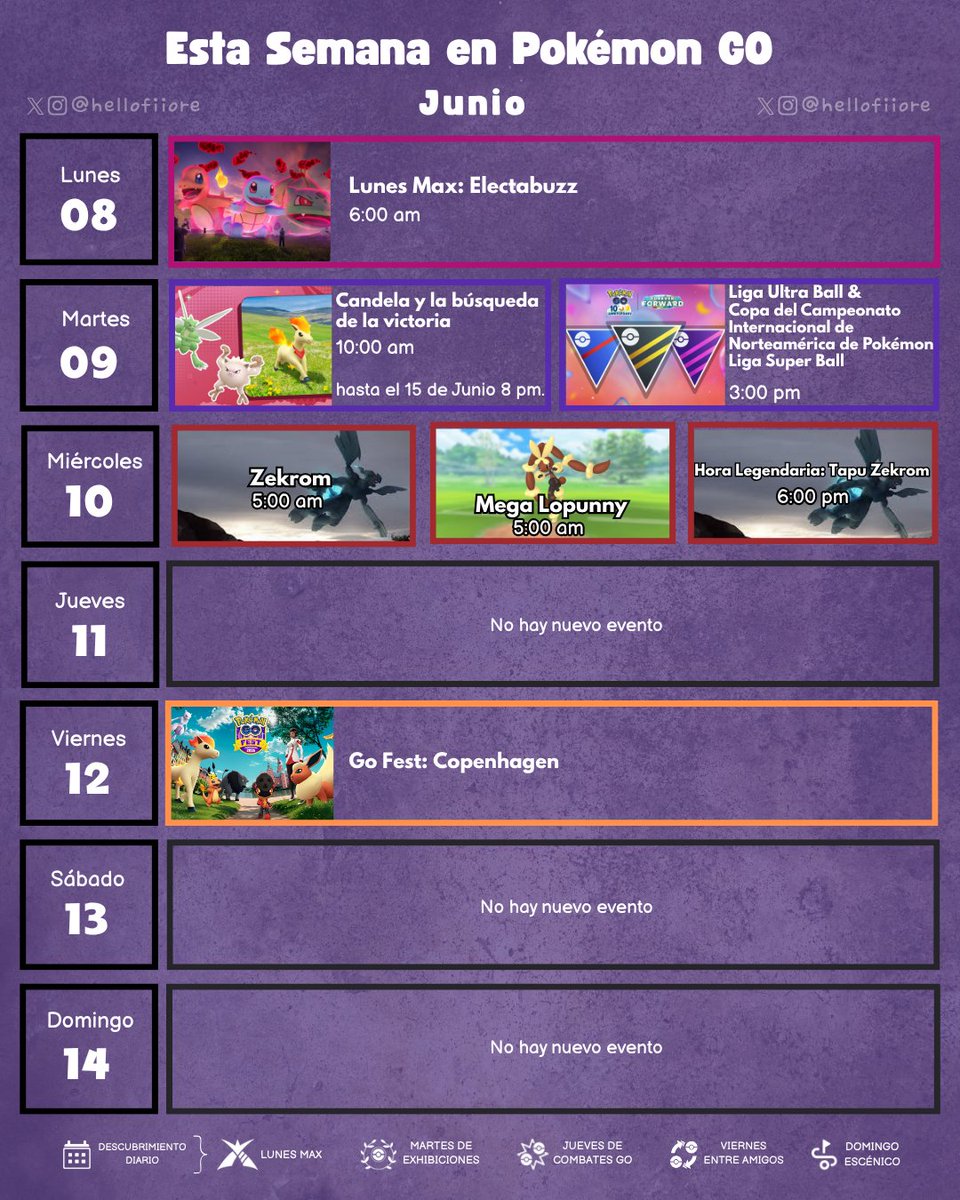 hellofiiore's tweet photo. Qué  viene esta semana en   #PokemonGO ?!   Aquí te dejo el resumen! 👇🏻 https://t.co/XNiUTulrPY