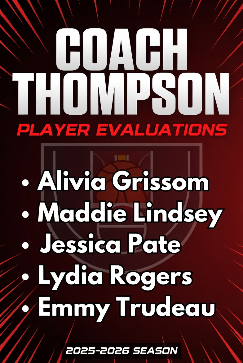 FiveStateHoops's tweet photo. Coach Thompson Player Evals: Alivia Grissom, Maddie Lindsey, Jessica Pate, Lydia Rogers, Emmy Trudeau

@Emmy_Trudeau31  @MaddieLindsey23  @LydiaRogers2028  @AliviaGrissom21  @JMPate2010 

https://t.co/nxCJuJrAyn https://t.co/gytIDDREZQ