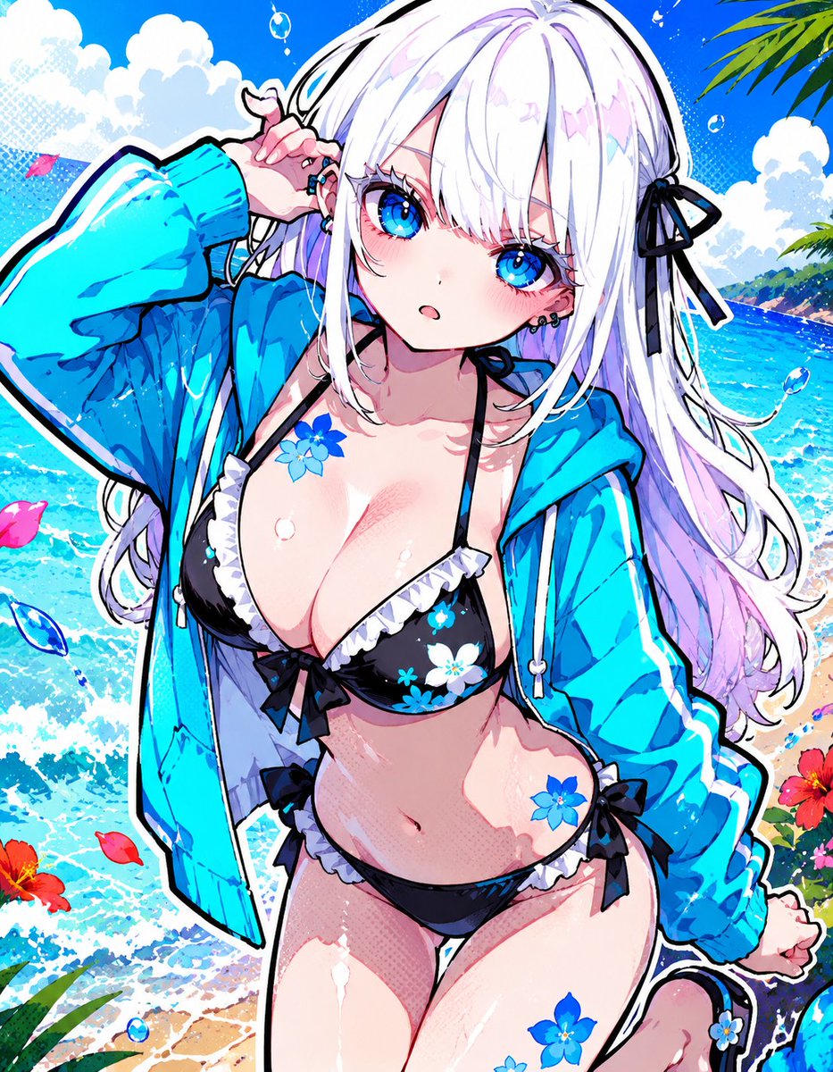yoyon_mofmof's tweet photo. 背景が海ならビキニでもそこそこ通る👙 https://t.co/1RfGmS6una