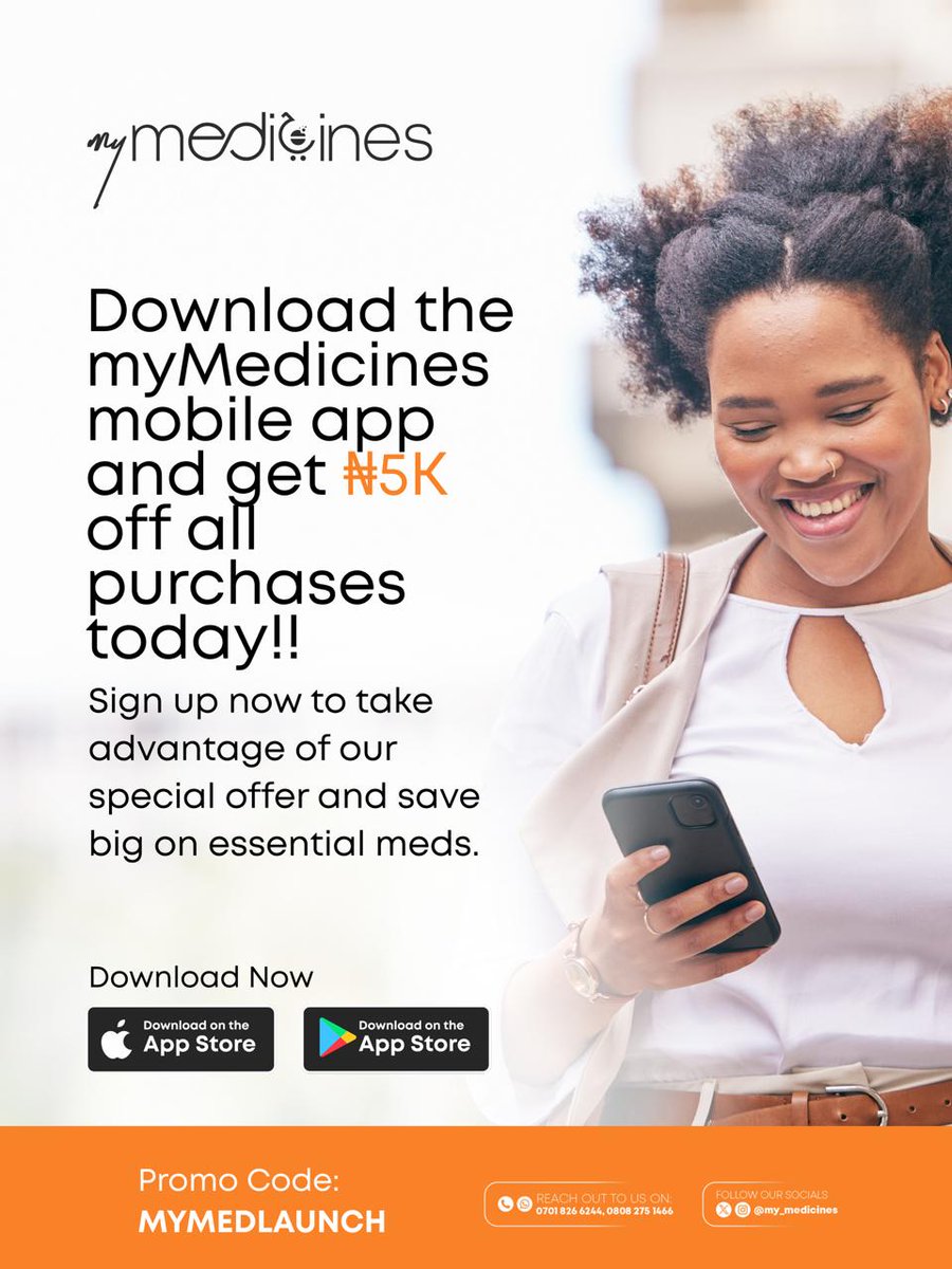 my_medicines's tweet photo. Search, order, and receive them at your doorstep plus FREE delivery on your first order via the myMedicine app🔥✨️
Download myMedicines app from Google playstore and Apple app store to place your order now!
#HealthcareMadeSimple #MedicineDelivery #HealthTech https://t.co/t1Fbk2WEVU