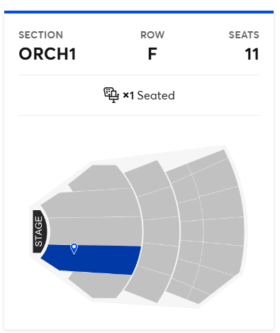 emoduckX's tweet photo. Not a perfect seat, but very damn close to it. Can't wait to see you all there and cheer for the girls! 💛💛 #SkylineSerenade #keekikingdom https://t.co/eJ7WzMlVC8