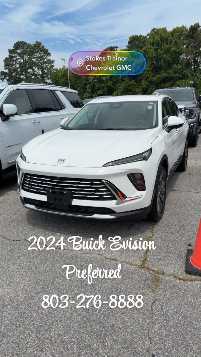JeffRoberts2117's tweet photo. ✅✅✅✅
New on lot!!
2024 Buick Envision Preferred 
Nice vehicle, loaded up nicely 
AWD, Summit White, 2.0 L
Come see it! 
803-276-8888

#thankful #lovemyjob #hereforyou #youdeserveit #vehicles #trucks #SUVs #vehicleupgrade #automotive #stokestrainorchevrolet #Buick https://t.co/MJPf8su0KO