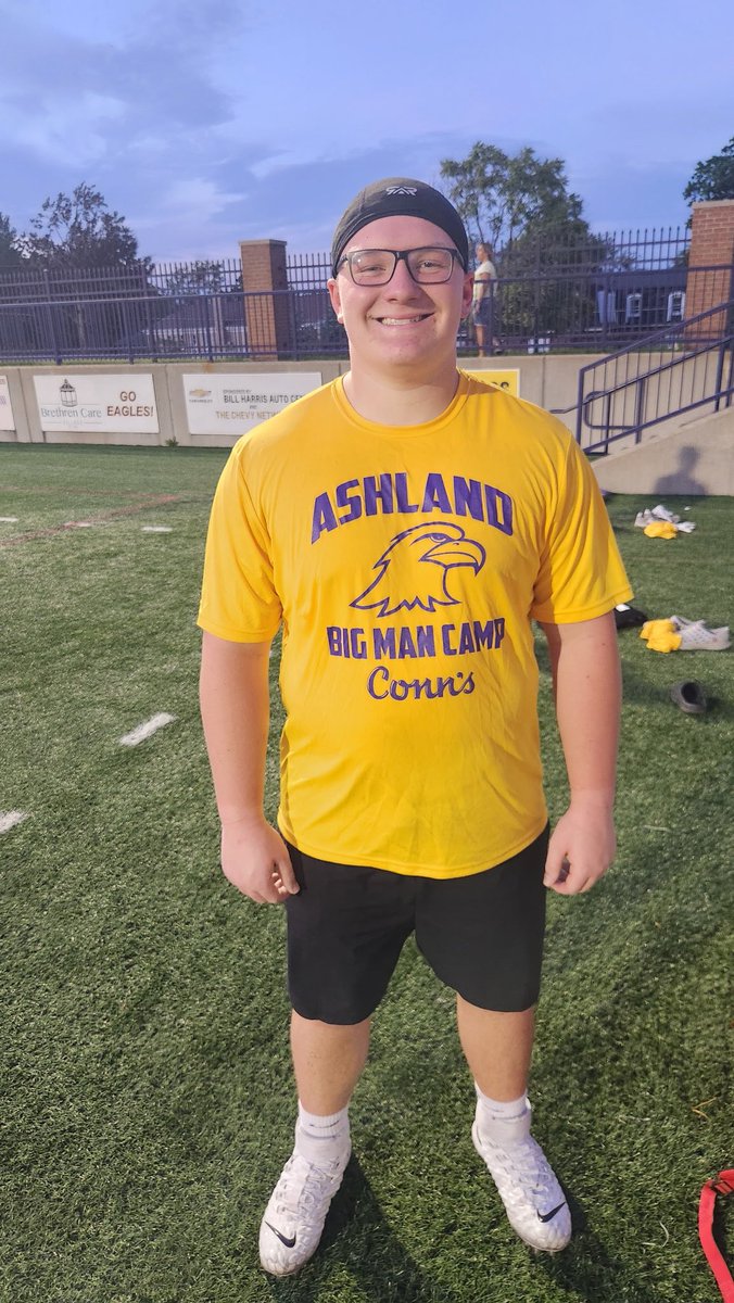NathanShipley19's tweet photo. Thank you to the @AshlandFB staff for hosting one of their big man camp this past weekend. Had a great time and experience. 
Hudl: https://t.co/Qixf2YRaFW
@coach_geiser 
@AnyTabler 
@WHSgrizzliesFB 
@b_hummer 
@DougMil60663433 https://t.co/jDI9zXJEr4