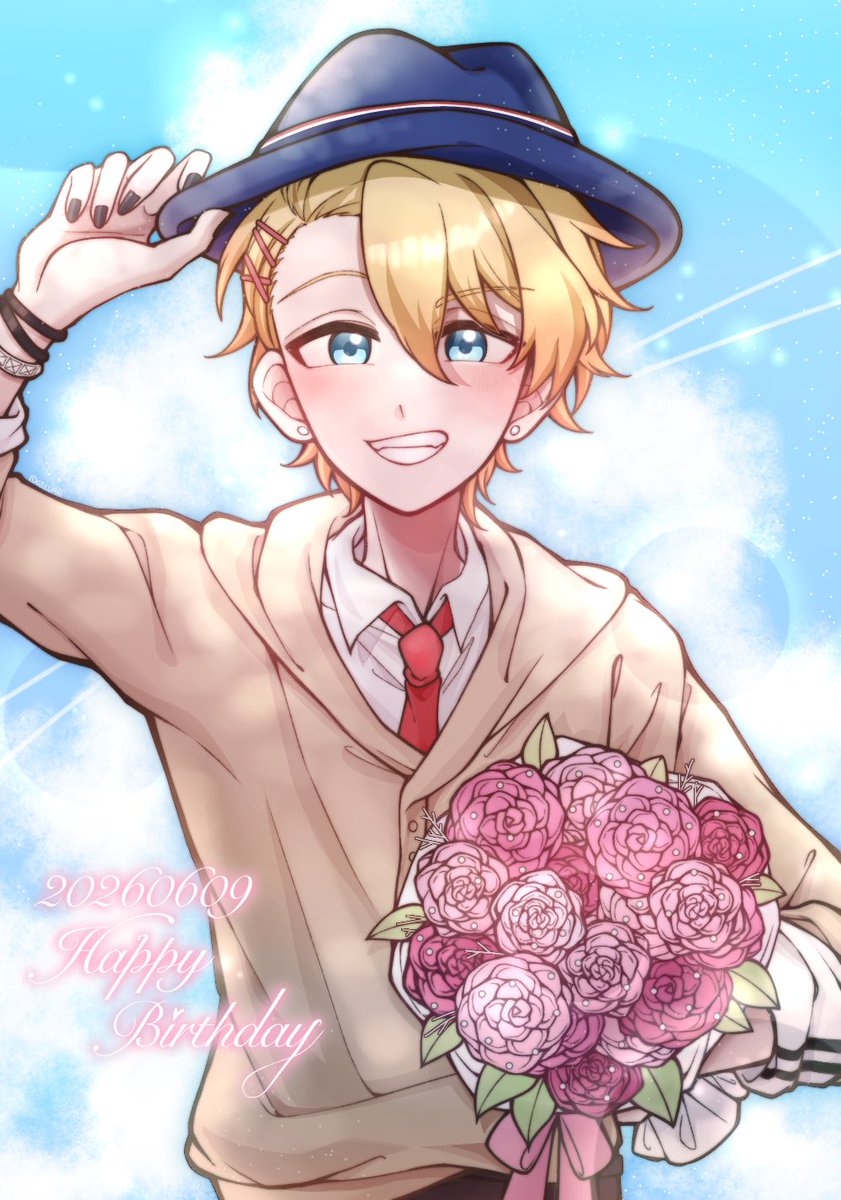 sxilvar's tweet photo. 𝟸𝟶𝟸𝟼来栖翔誕生祭 ❀
誕生日おめでとうございます🎂💗

#utapri_syo_BD2026 https://t.co/m5mh22o5U4