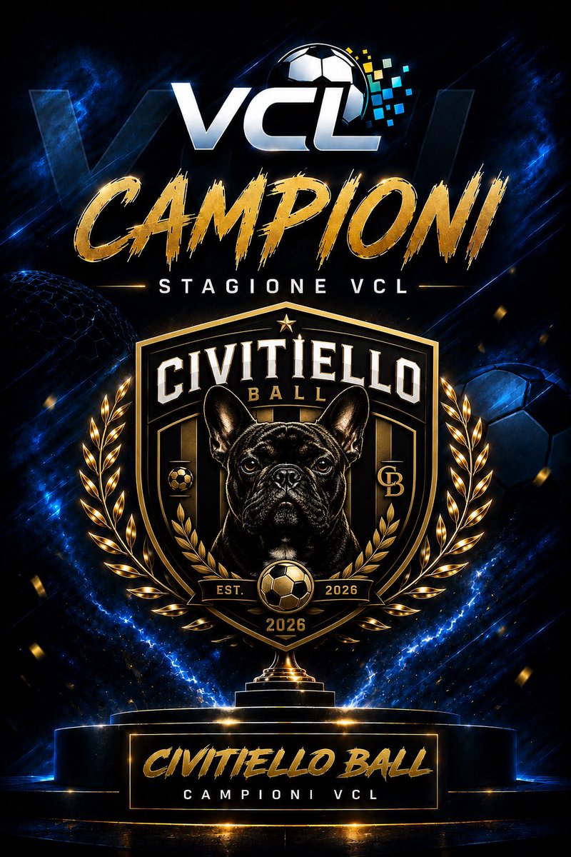 VCL_league's tweet photo. Complimenti ai Civitiello Ball capitanati da @umb3rtinho_07 per aver vinto il draft con 205 utenti e 14 team.

Fuori anche il totd, complimenti ai player per essere usciti tra i migliori del draft🔥⚽️ https://t.co/QFM2iiiLx8